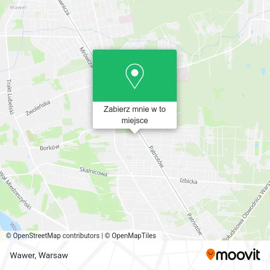 Mapa Wawer