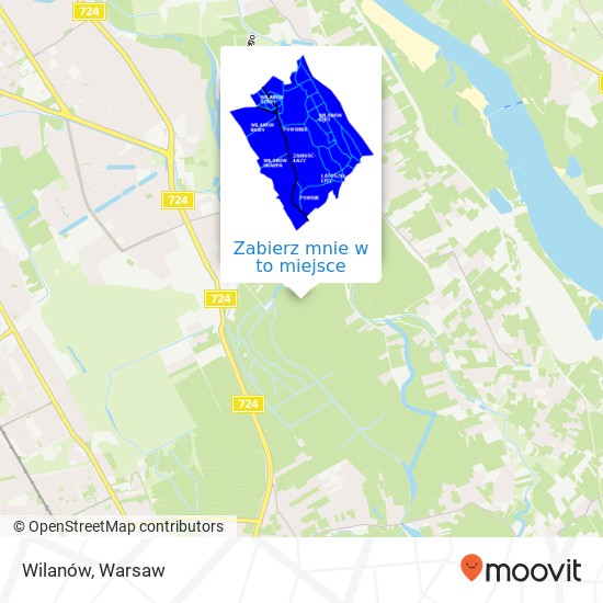 Mapa Wilanów