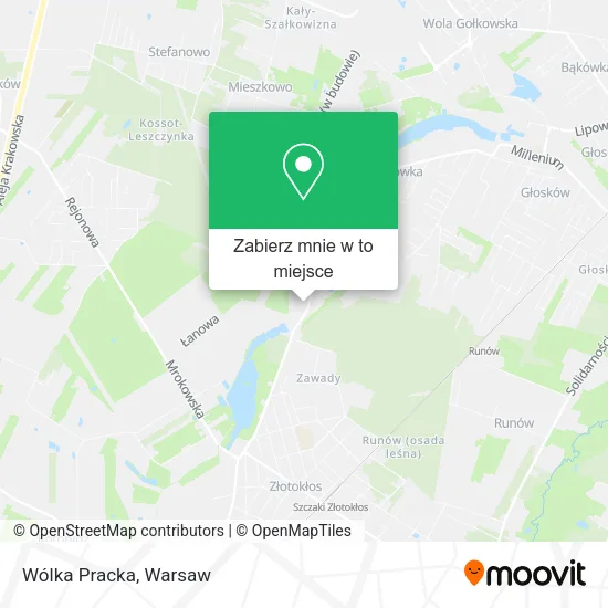 Mapa Wólka Pracka