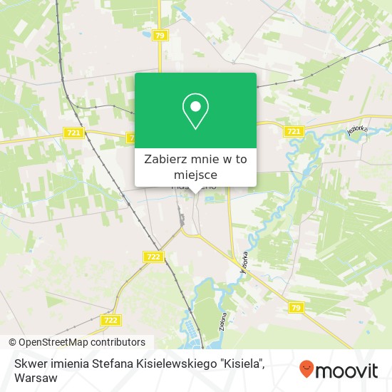 Mapa Skwer imienia Stefana Kisielewskiego "Kisiela"