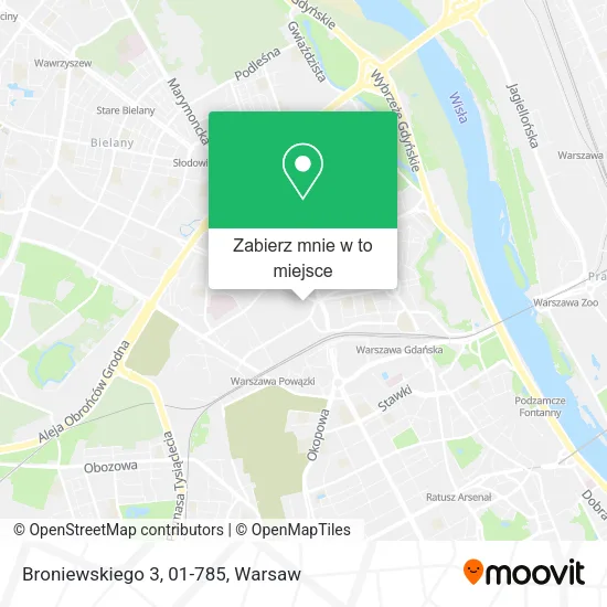 Mapa Broniewskiego 3, 01-785