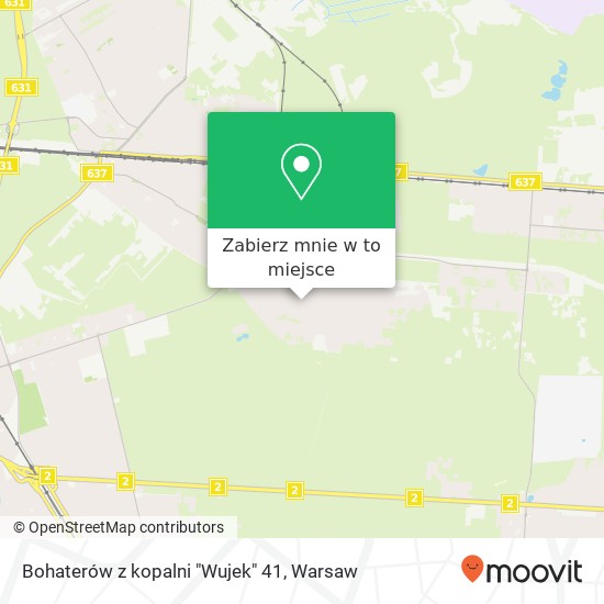 Mapa Bohaterów z kopalni "Wujek" 41