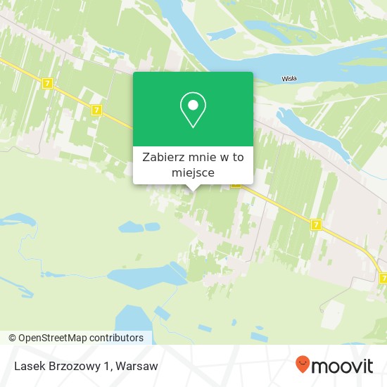 Mapa Lasek Brzozowy 1