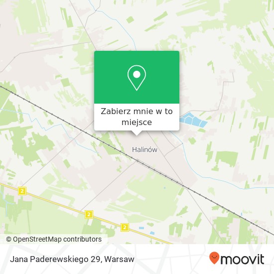 Mapa Jana Paderewskiego 29