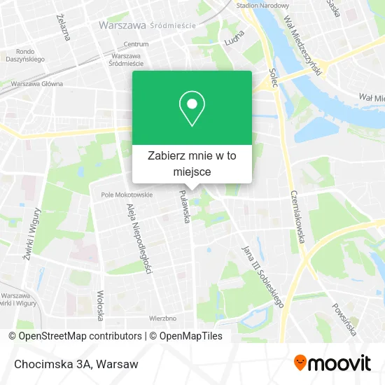 Mapa Chocimska 3A