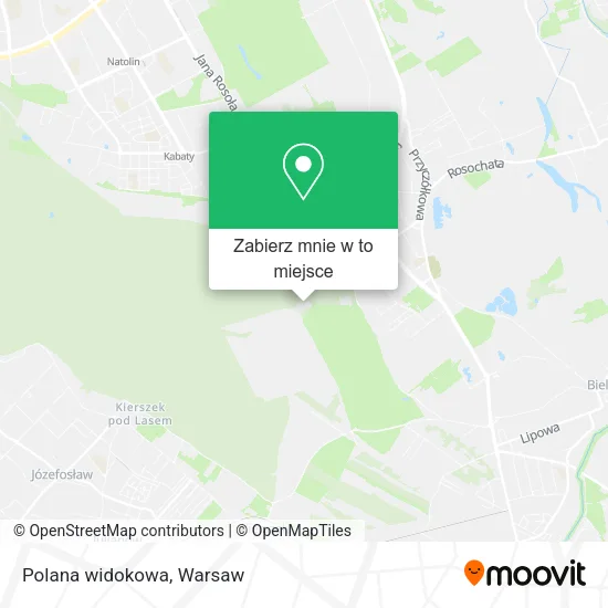Mapa Polana widokowa