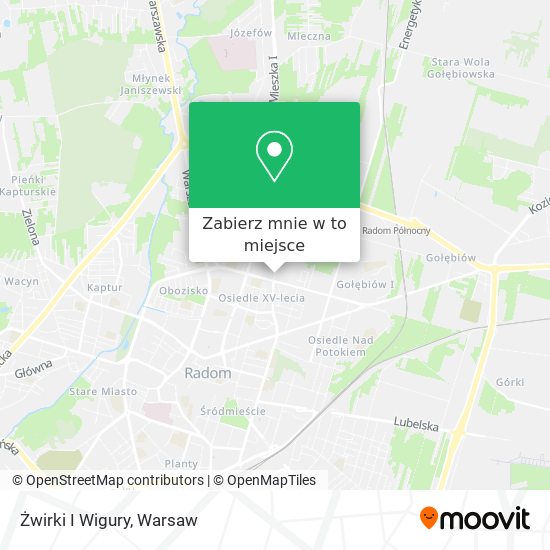 Mapa Żwirki I Wigury