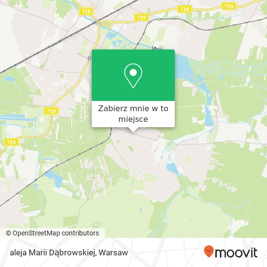 Mapa aleja Marii Dąbrowskiej