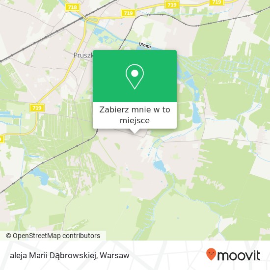 Mapa aleja Marii Dąbrowskiej