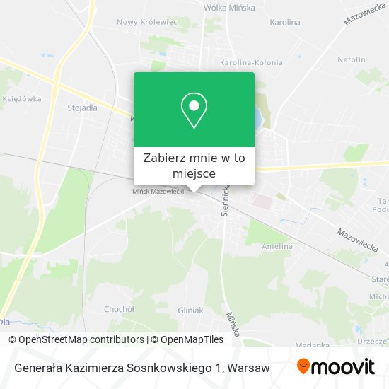 Mapa Generała Kazimierza Sosnkowskiego 1