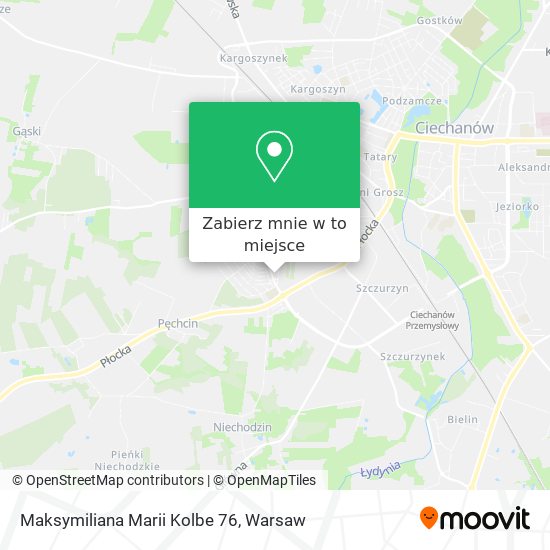 Mapa Maksymiliana Marii Kolbe 76