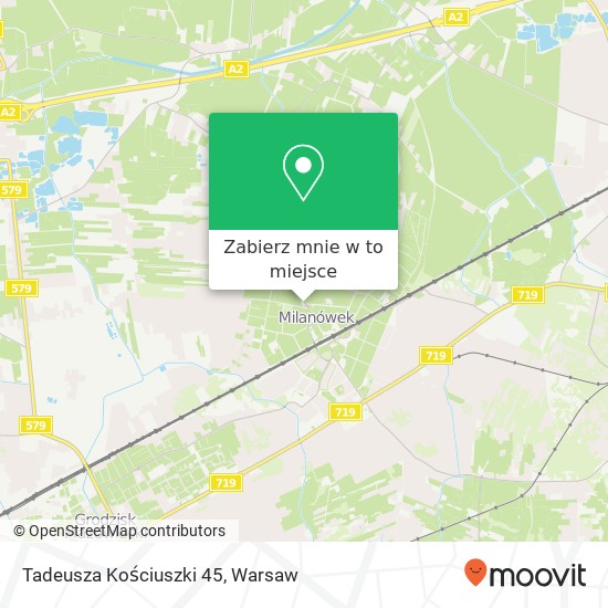 Mapa Tadeusza Kościuszki 45