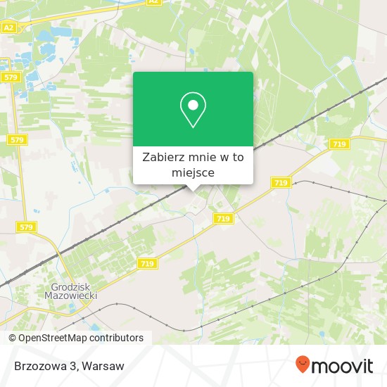 Mapa Brzozowa 3