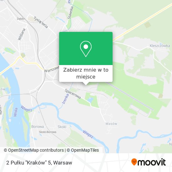 Mapa 2 Pułku "Kraków" 5