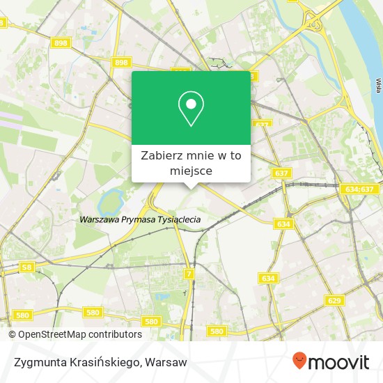 Mapa Zygmunta Krasińskiego