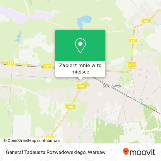 Mapa Generał Tadeusza Rozwadowskiego