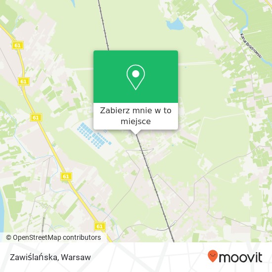 Mapa Zawiślańska