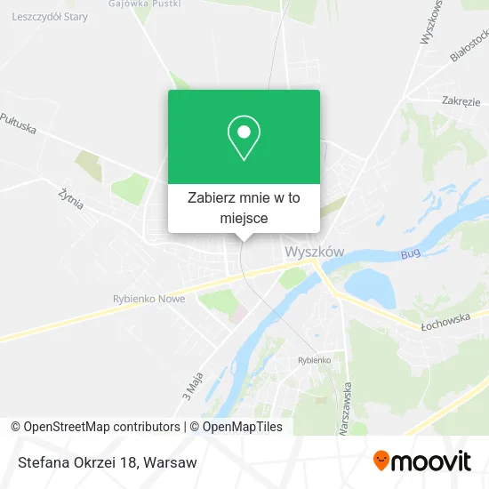 Mapa Stefana Okrzei 18