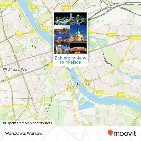 Mapa Warszawa