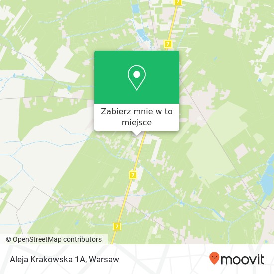 Mapa Aleja Krakowska 1A