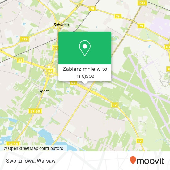 Mapa Sworzniowa