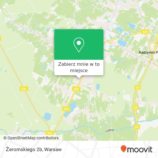 Mapa Żeromskiego 2b