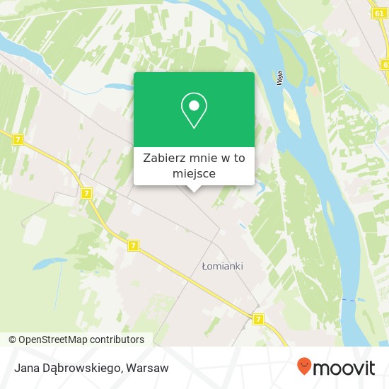 Mapa Jana Dąbrowskiego