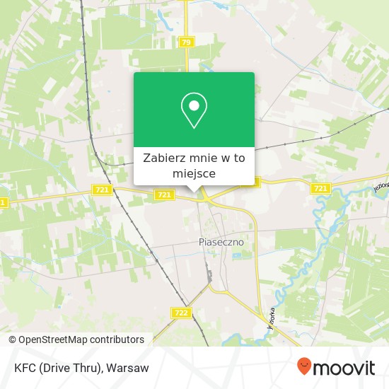 Mapa KFC (Drive Thru), 05-500 Piaseczno