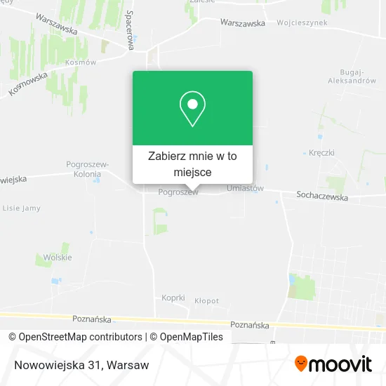 Mapa Nowowiejska 31