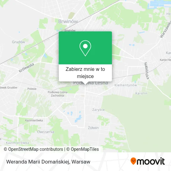 Mapa Weranda Marii Domańskiej