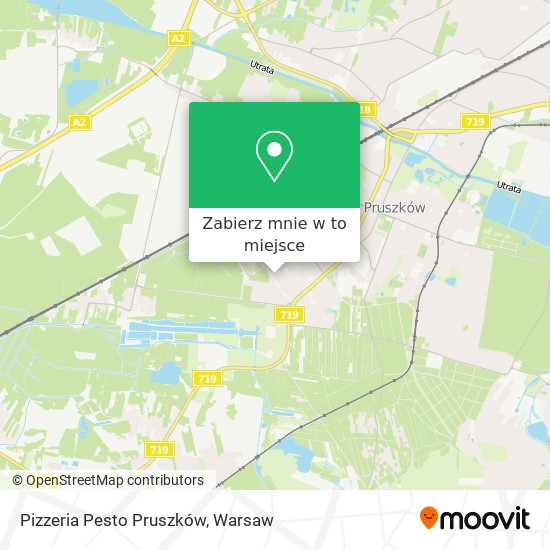 Mapa Pizzeria Pesto Pruszków