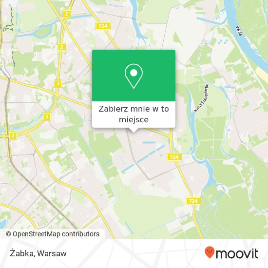 Mapa Żabka, Polska