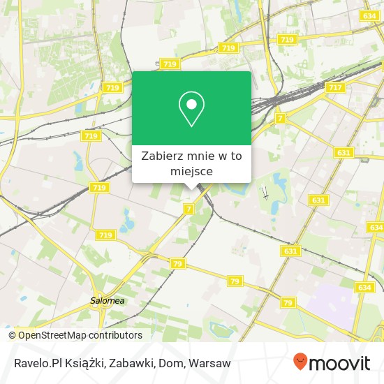 Mapa Ravelo.Pl Książki, Zabawki, Dom