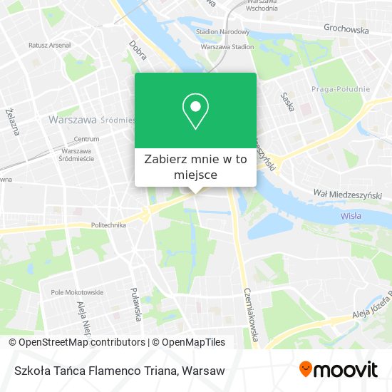 Mapa Szkoła Tańca Flamenco Triana