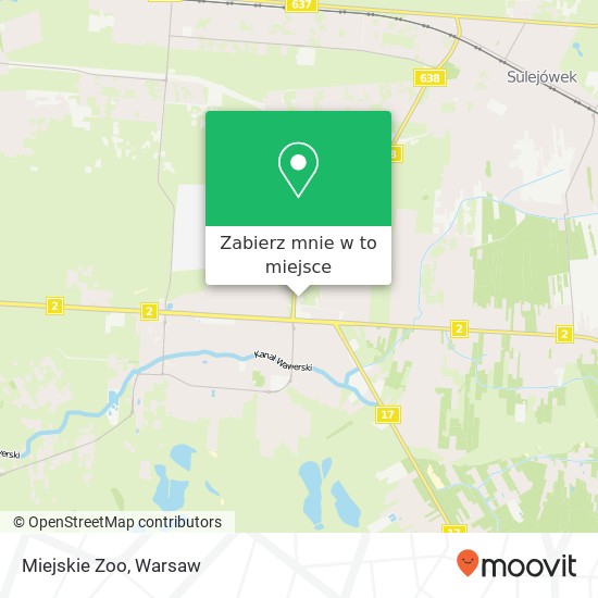 Mapa Miejskie Zoo