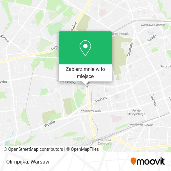 Mapa Olimpijka