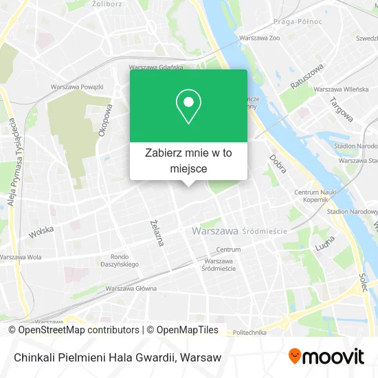 Mapa Chinkali Pielmieni Hala Gwardii