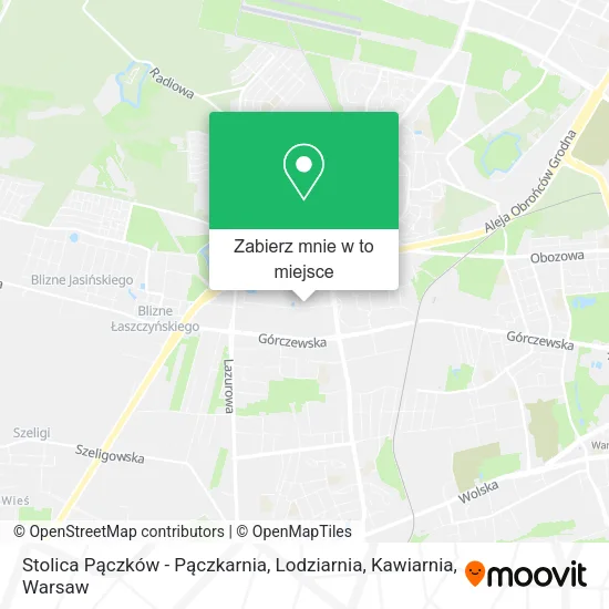 Mapa Stolica Pączków - Pączkarnia, Lodziarnia, Kawiarnia