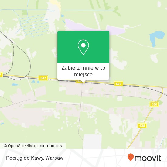 Mapa Pociąg do Kawy