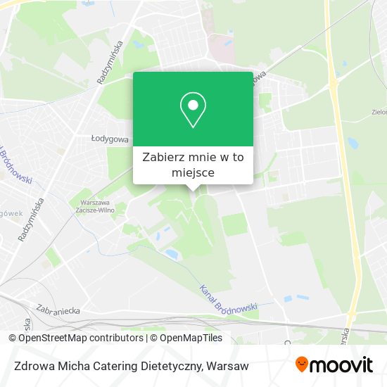 Mapa Zdrowa Micha Catering Dietetyczny