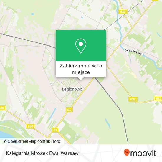 Mapa Księgarnia Mrożek Ewa