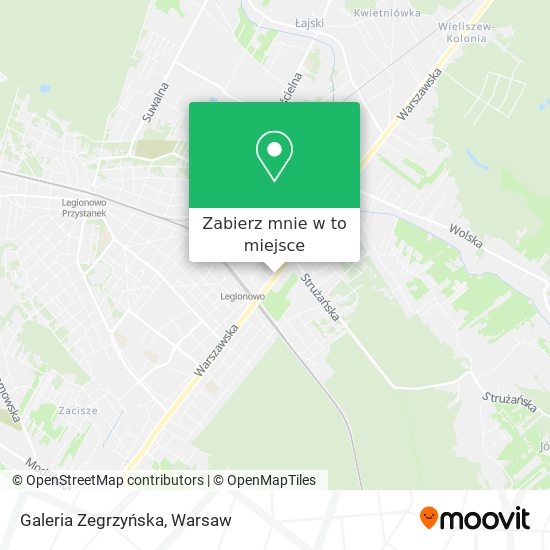 Mapa Galeria Zegrzyńska