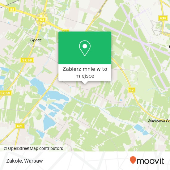 Mapa Zakole