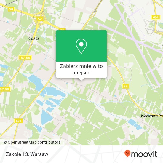 Mapa Zakole 13