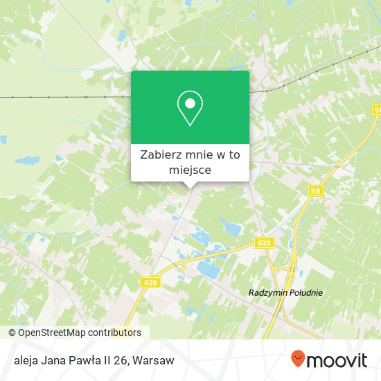 Mapa aleja Jana Pawła II 26