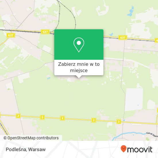 Mapa Podleśna