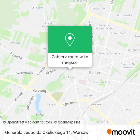 Mapa Generała Leopolda Okulickiego 11