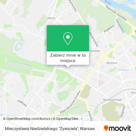 Mapa Mieczysława Niedzielskiego "Żywiciela"