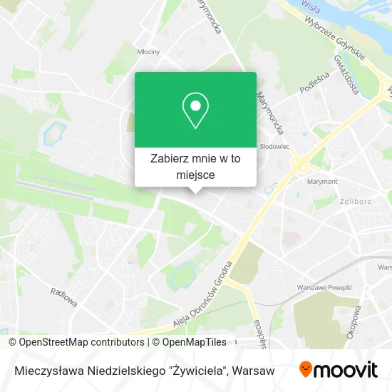 Mapa Mieczysława Niedzielskiego "Żywiciela"