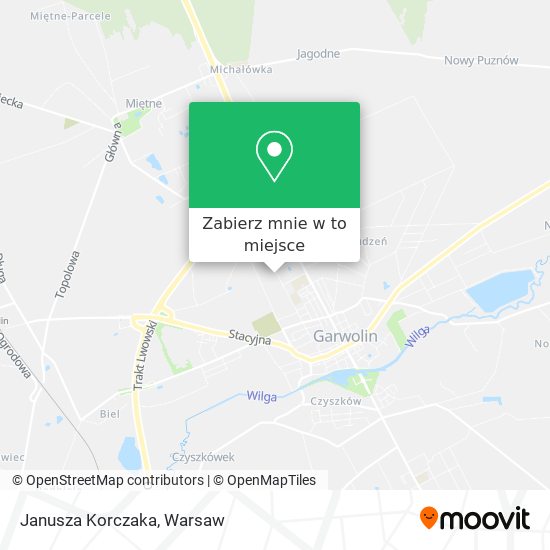 Mapa Janusza Korczaka